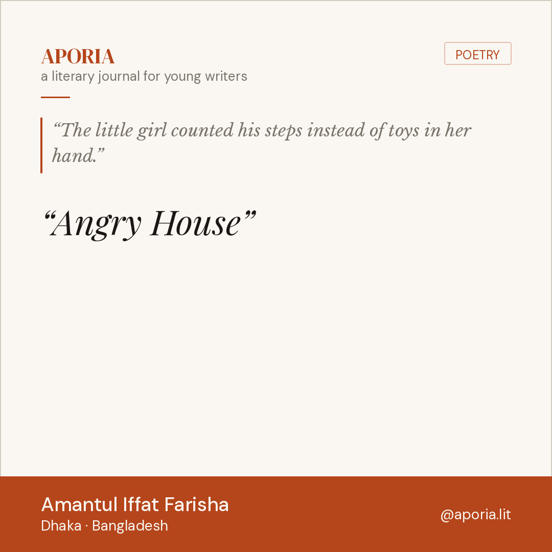 Contributor card for Angry House