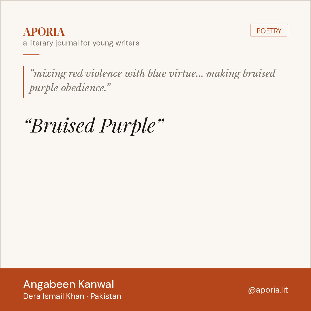 Contributor card for Bruised Purple