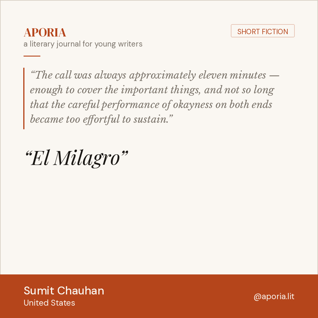 Contributor card for El Milagro