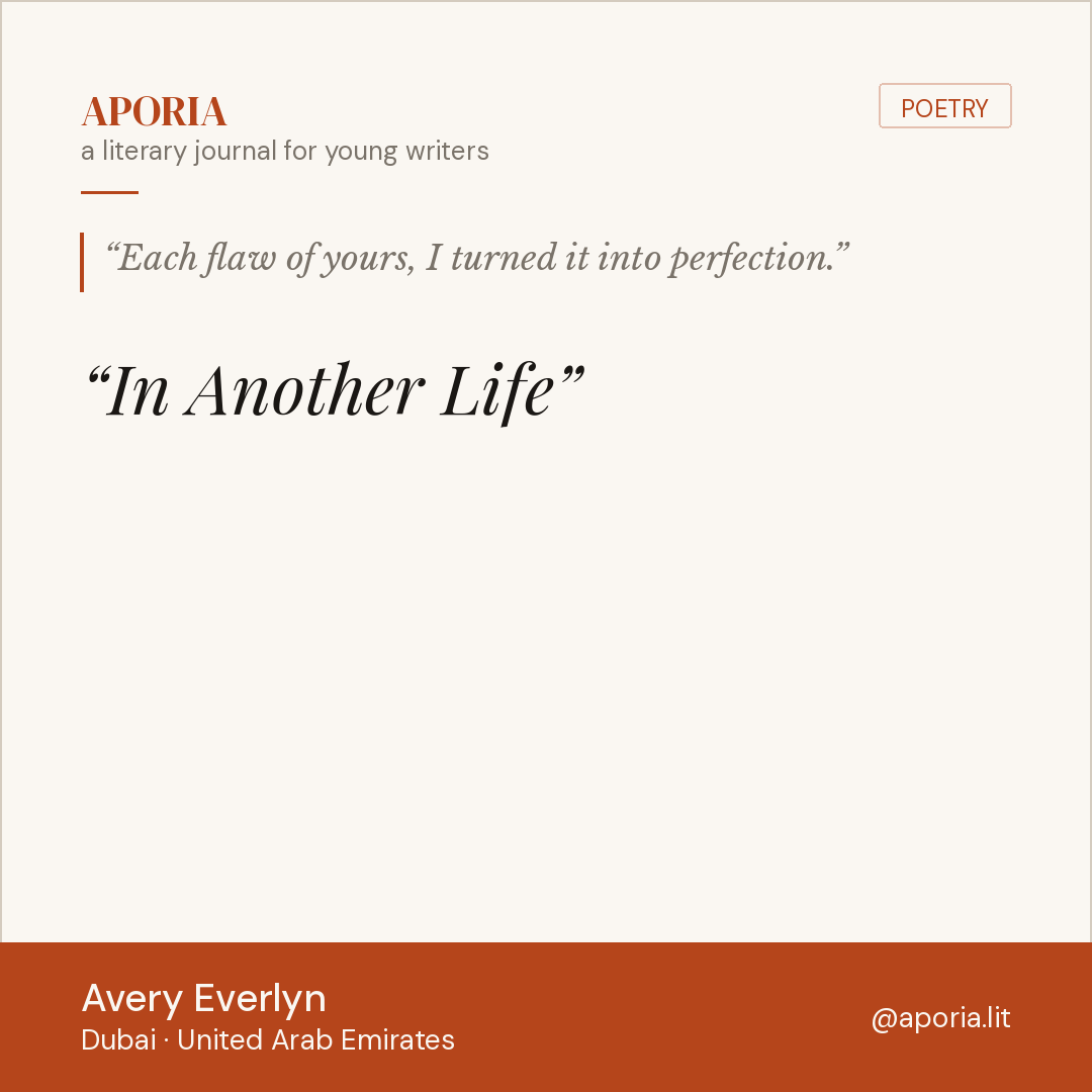 Contributor card for In Another Life