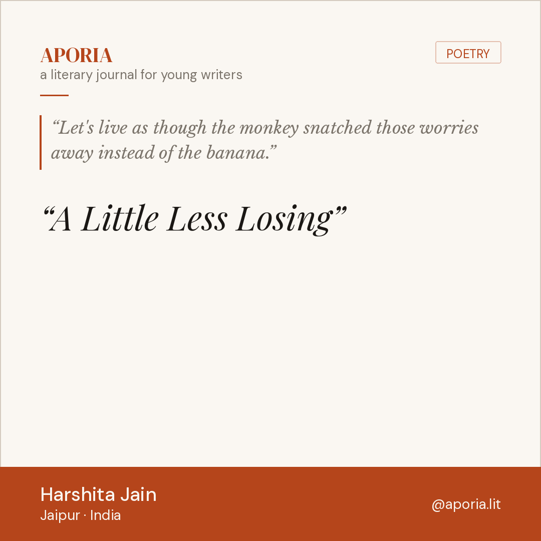 Contributor card for A Little Less Losing