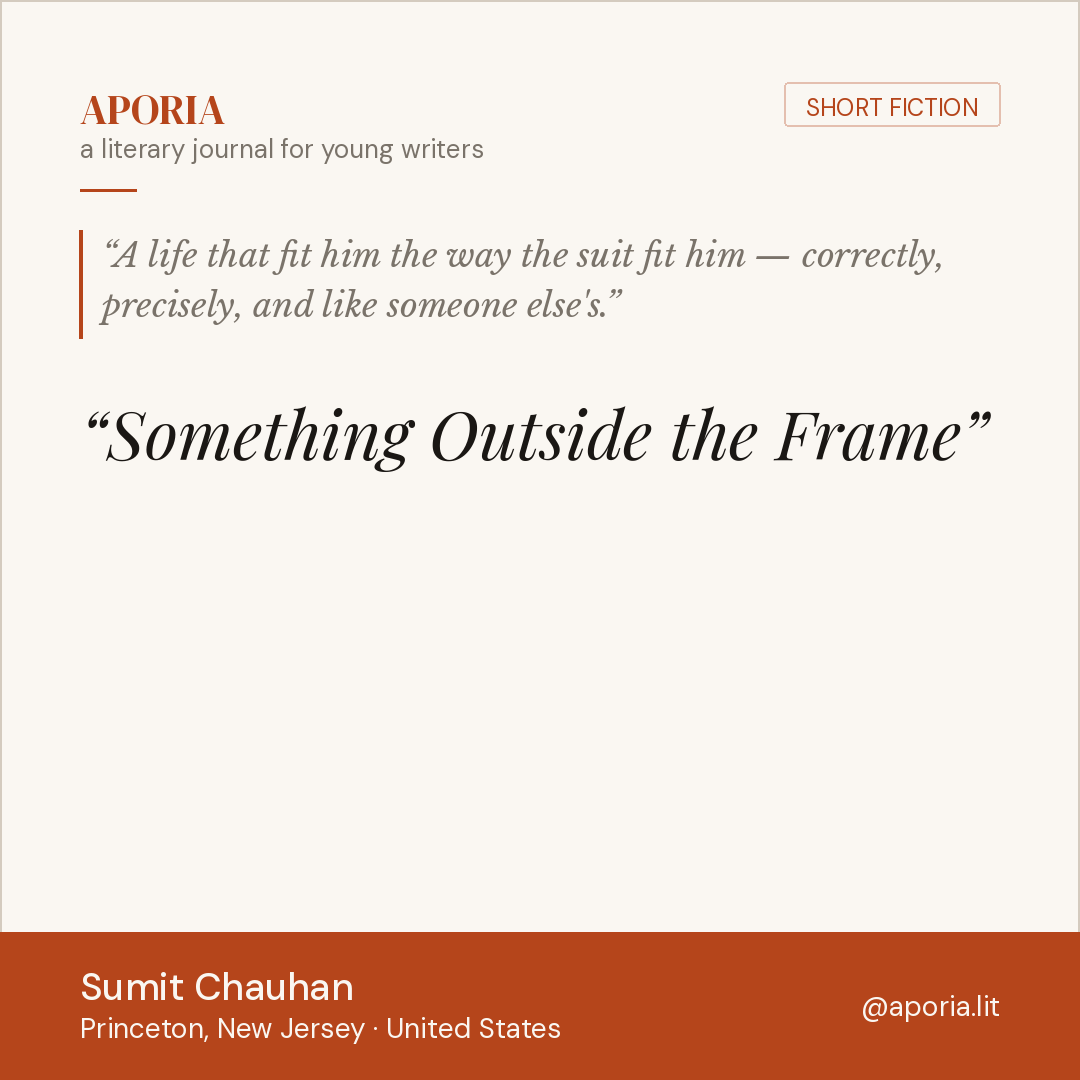 Contributor card for Something Outside the Frame