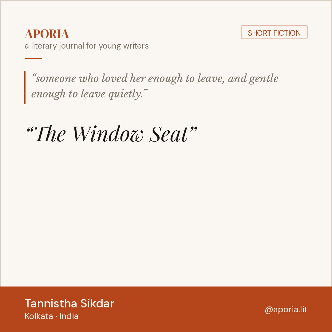 Contributor card for The Window Seat