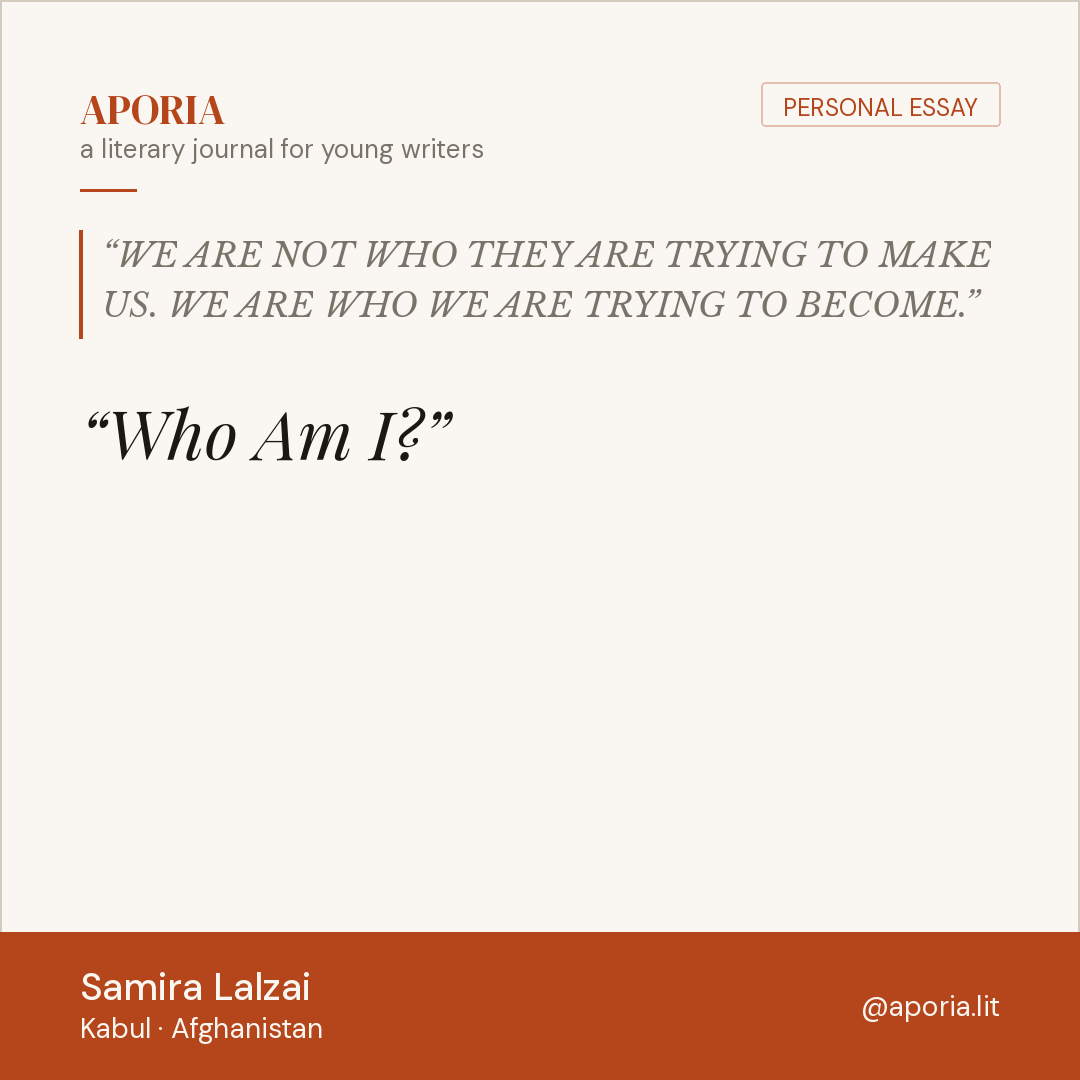 Contributor card for Who Am I?